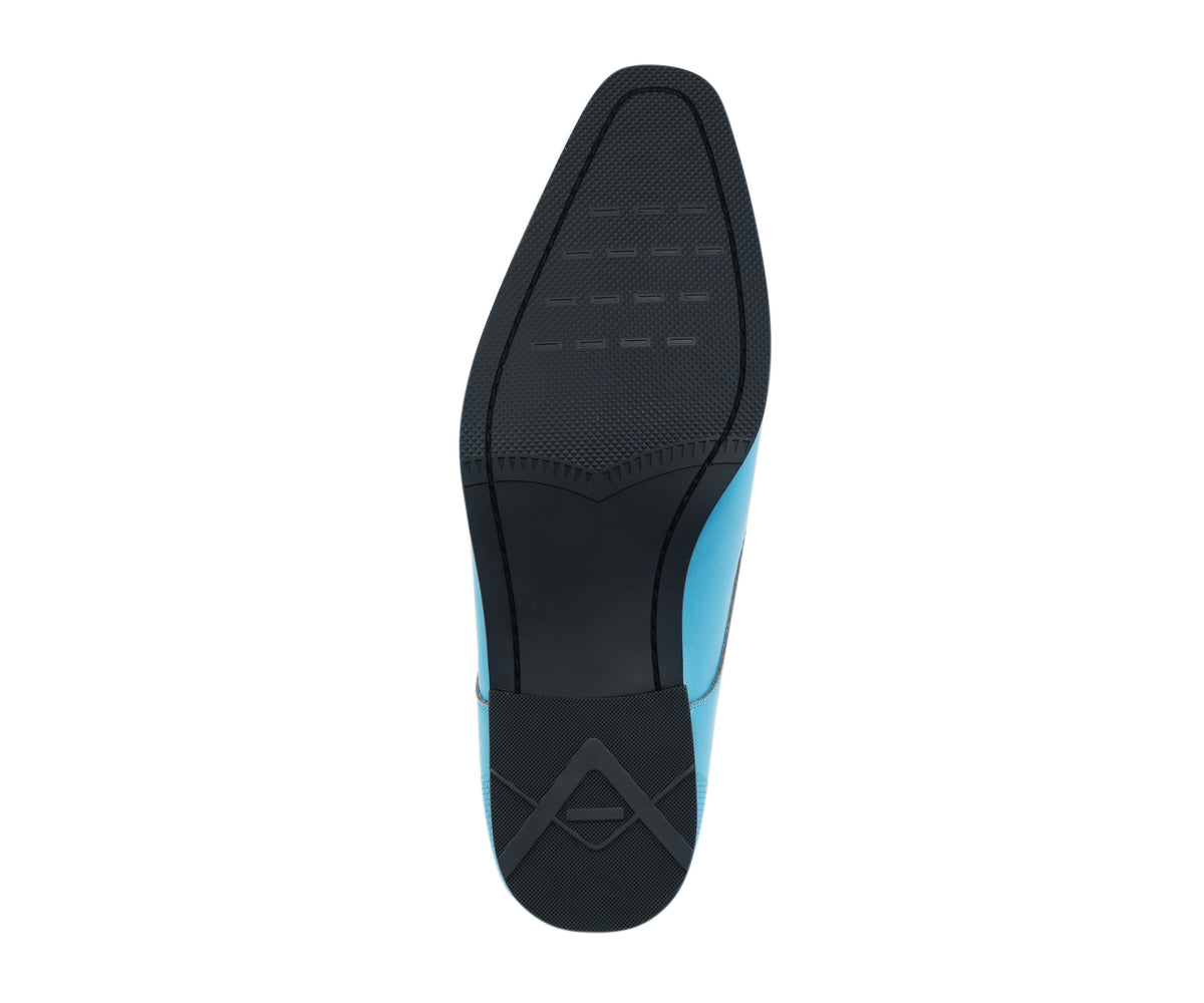 Amali Russo Teal Oxfords — product view 7