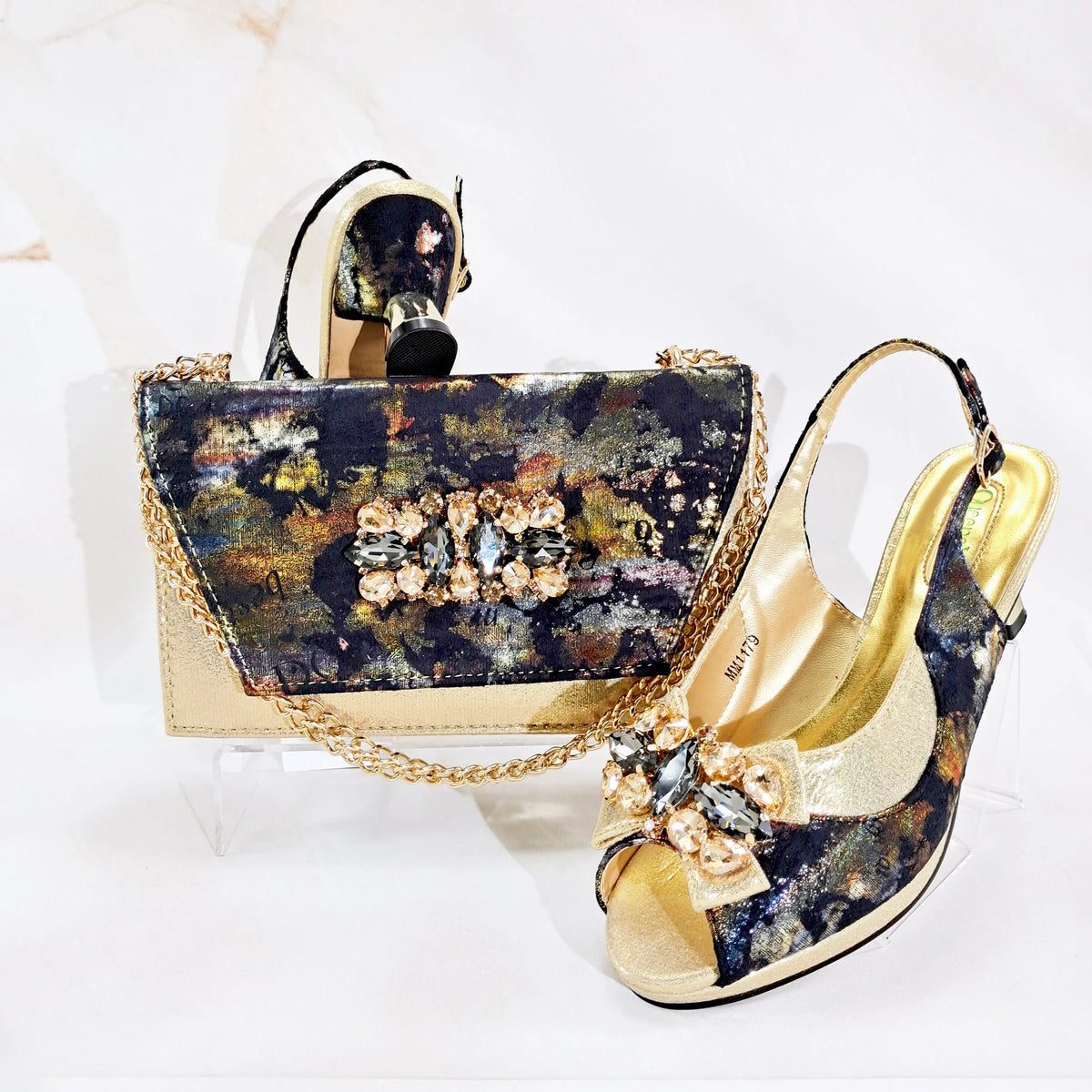Charming Shoes And Bag Matching Set HN1-1 – product view 3