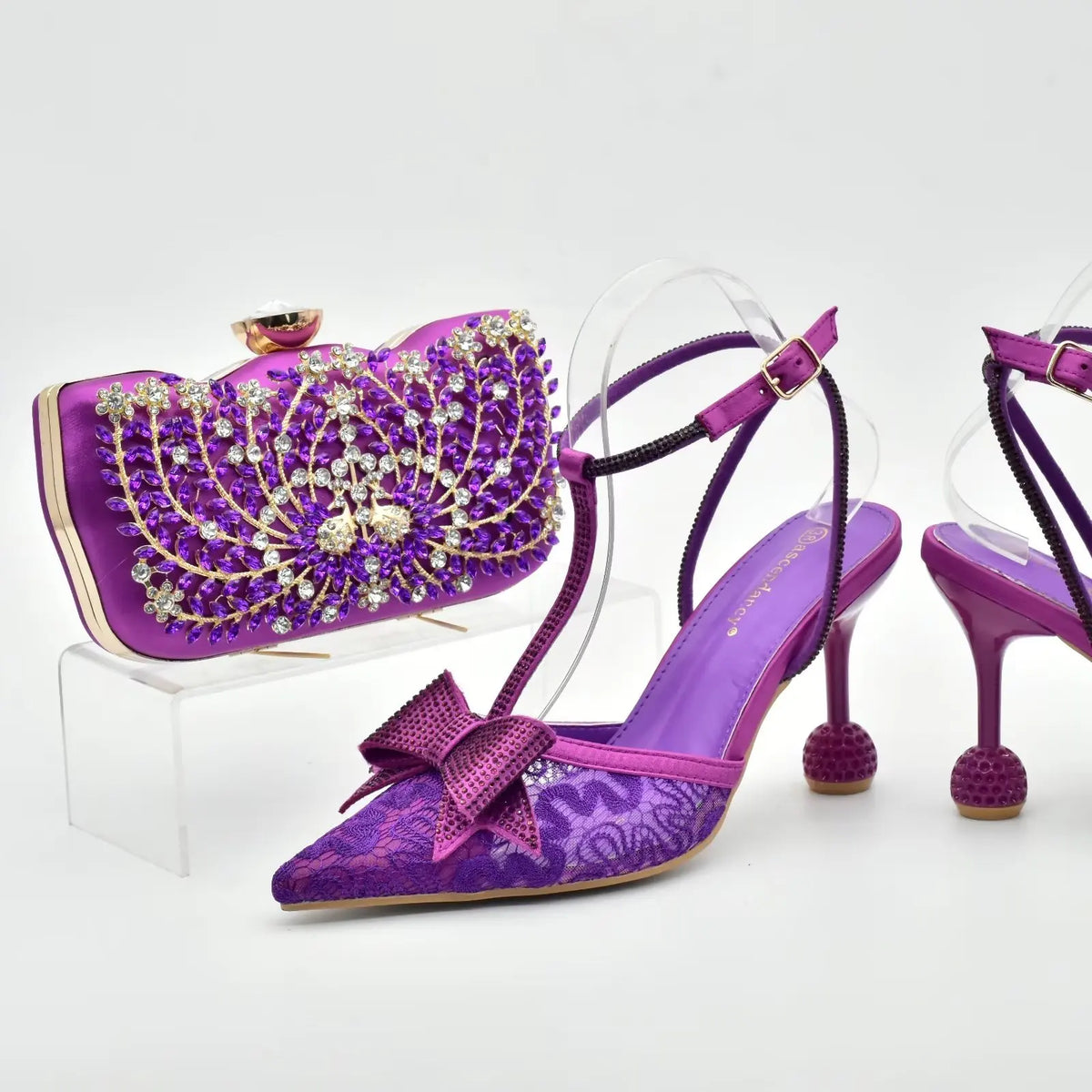 EdleessFashion New Arrival Shoes and Bag Set HOA1-10 β product view 3