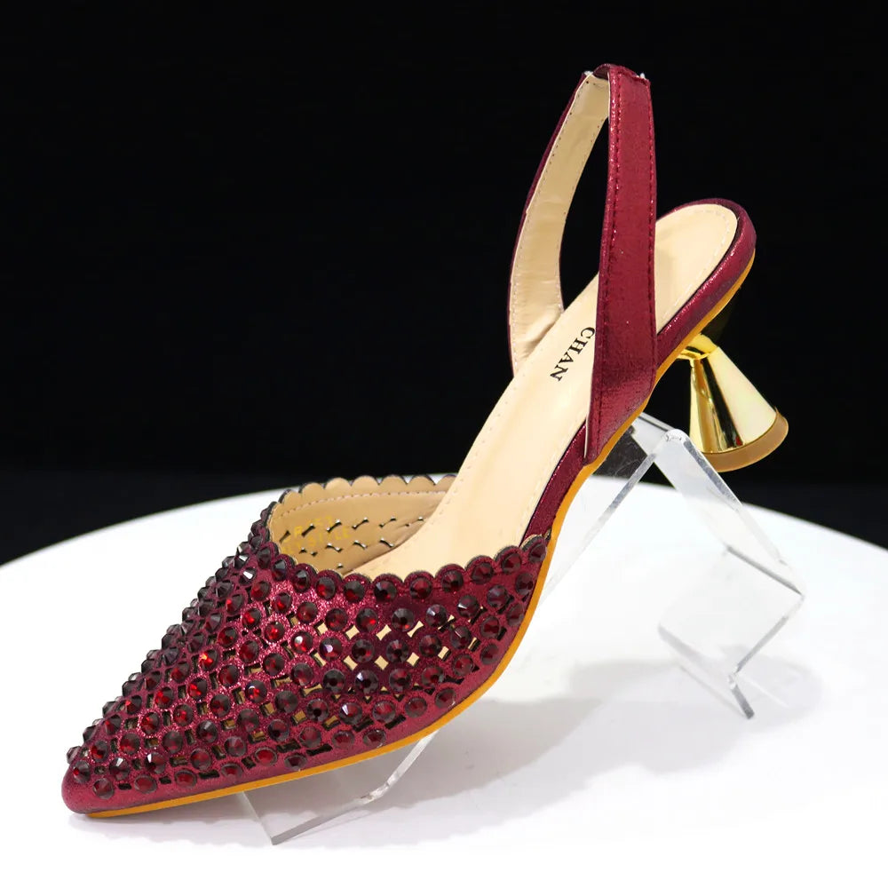 New Diamond Design Shoe and Bag Set ED221 – product view 15