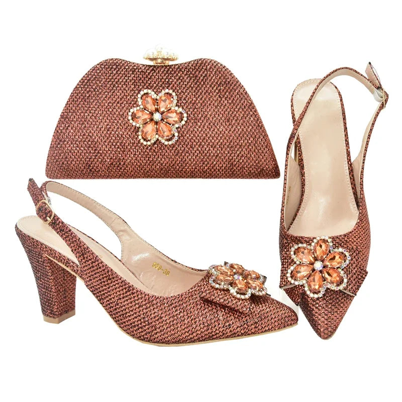 Latest Shoes and Bag Set African Sets NBG45 – product view 2