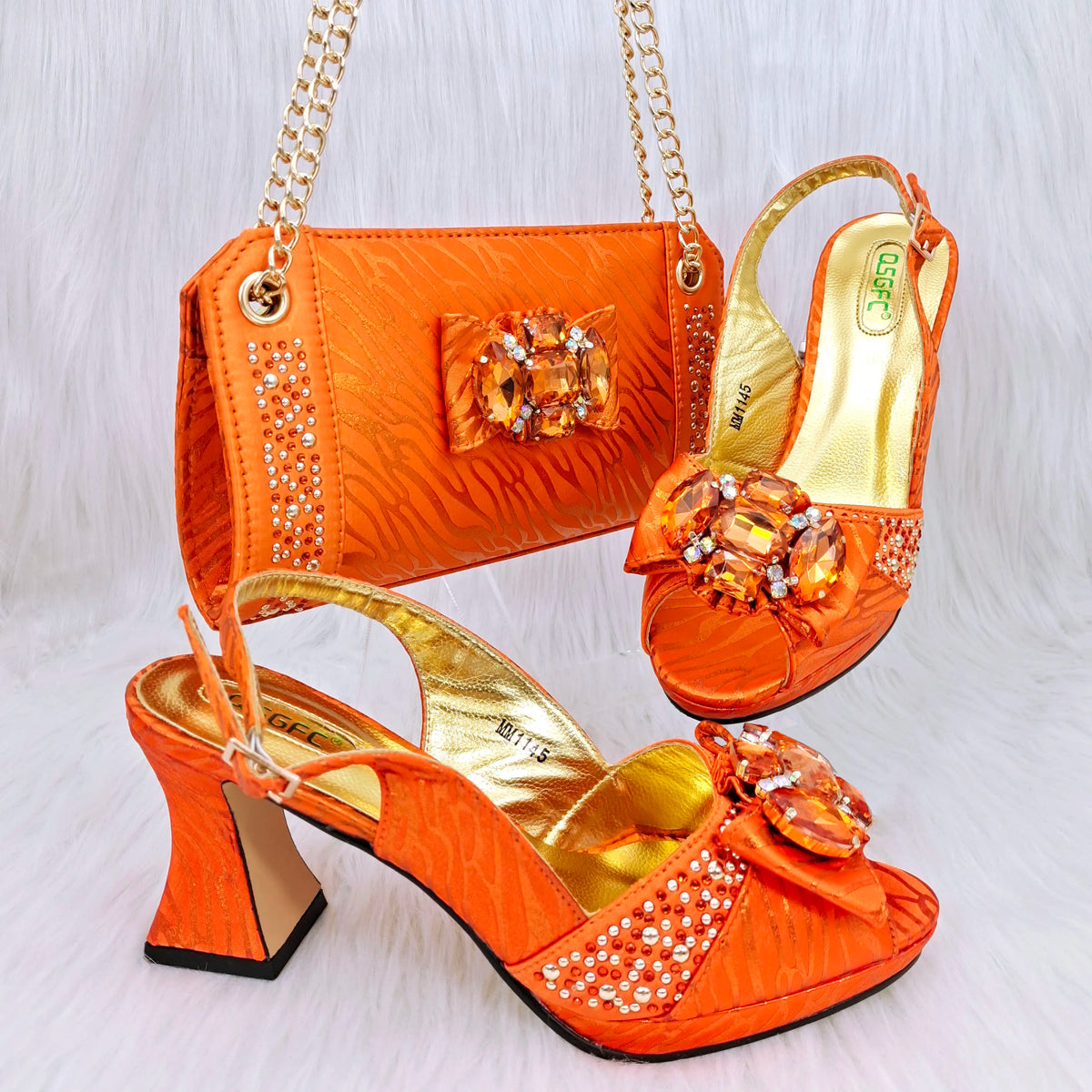 EdleessFashion New Shoes And Bag Matching Set HRF1-9 β product view 5