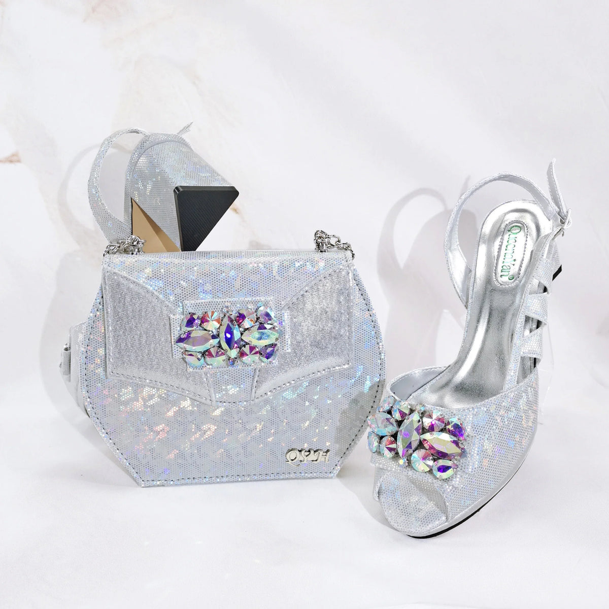 EdleessFashion Italian Shoes And Bag Sets HS1-1 – product view 5