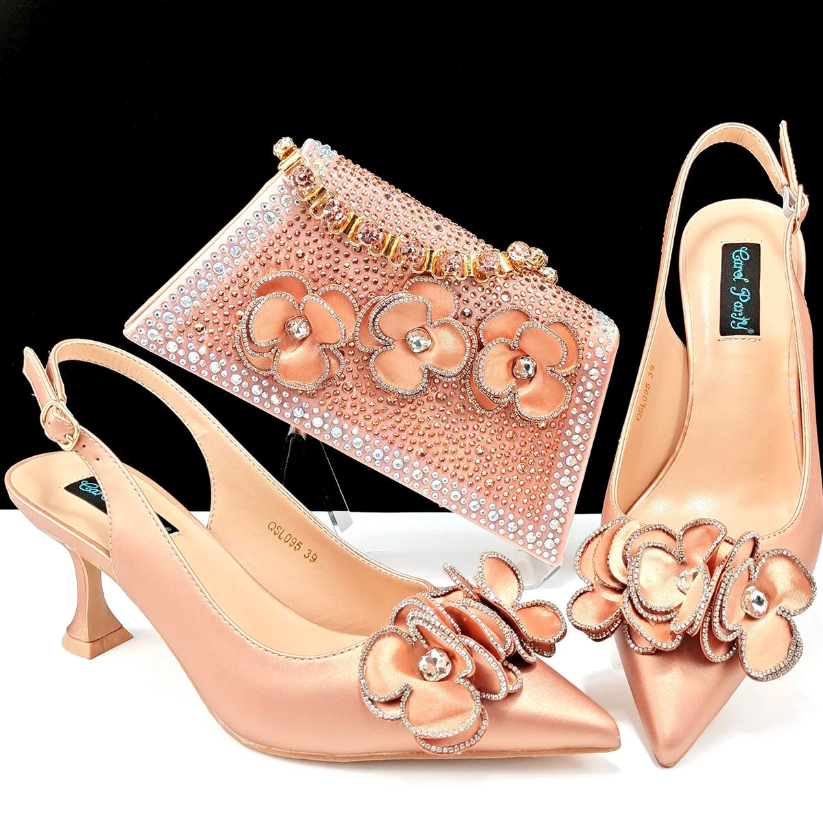 Italian Shoes And Bag Sets For Evening Party ED128 β product view 6