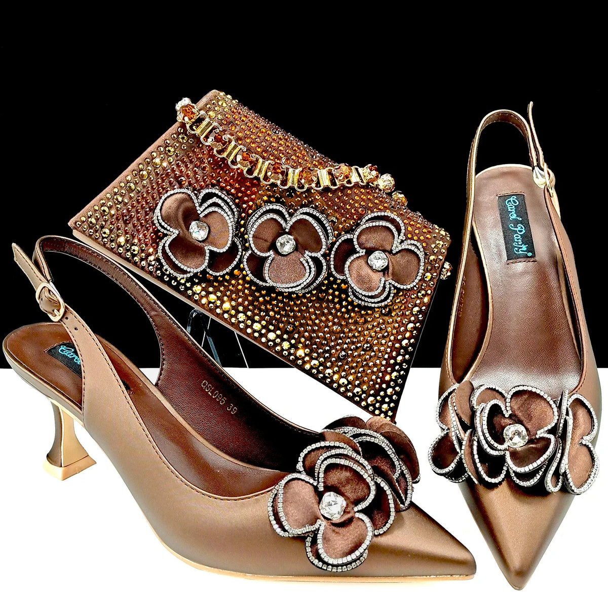 Italian Shoes And Bag Sets For Evening Party ED128 β product view 3