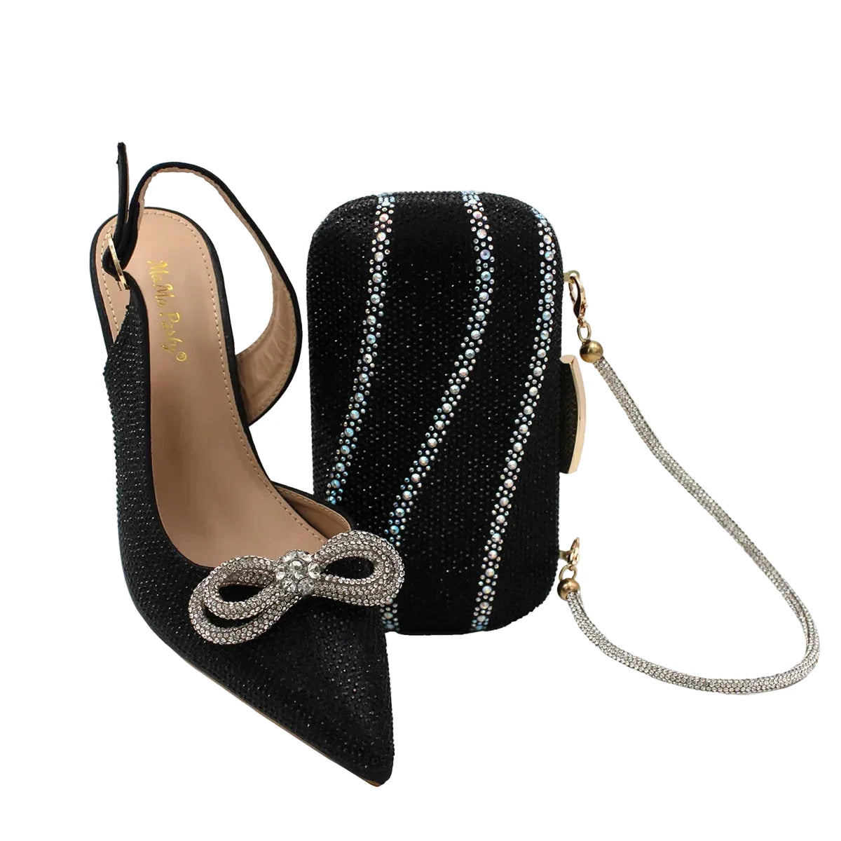 High-Quality Ladies Sandal Shoes Matching Bag Set EDR321 – product view 14