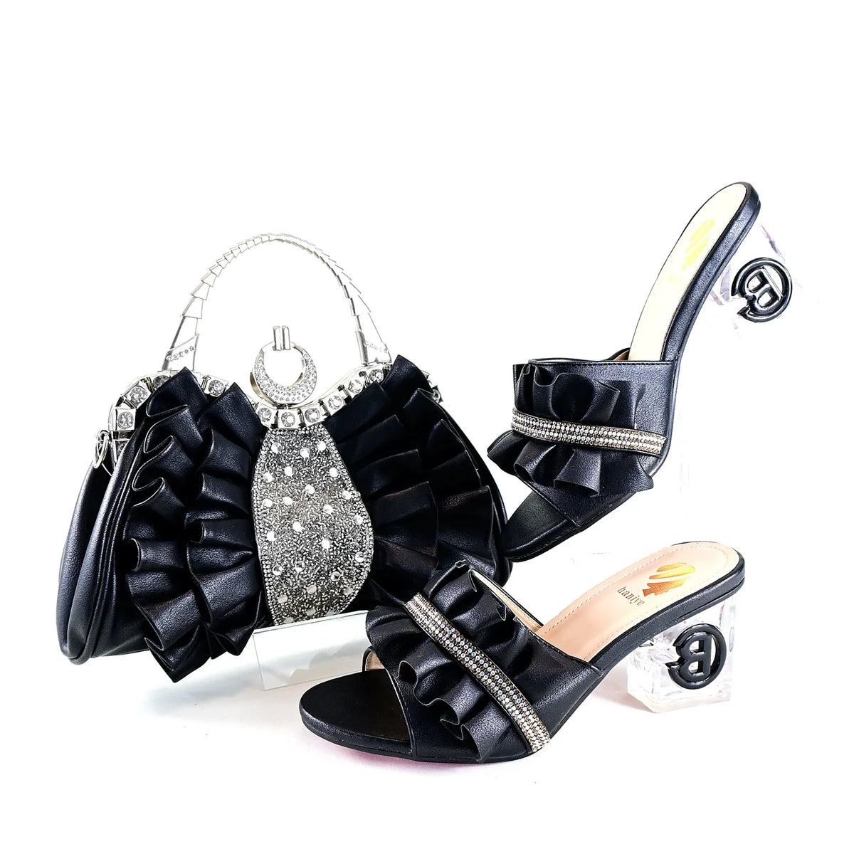 Elegant Italian Shoe and Bag Set HJY65 – product view 4