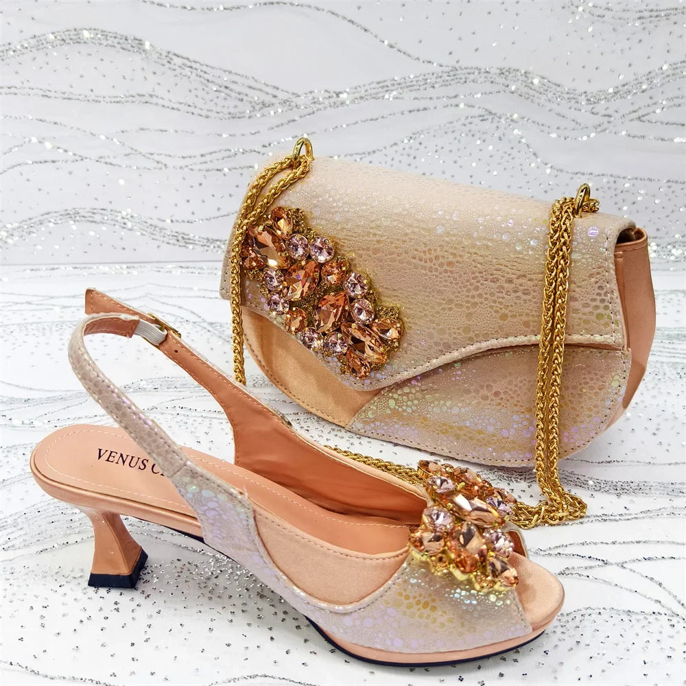 EdleessFashion Italian Shoes And Bag Sets HV1-1 – product view 5