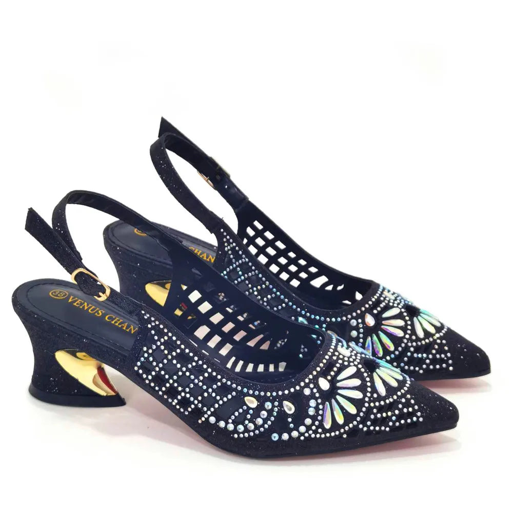 Elegant Ladies Shoes and Bag Set WEQ34 – product view 3