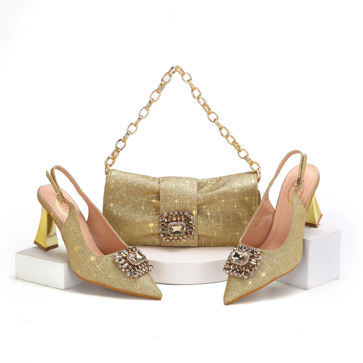 Lastest Italian Ladies Shoes with Matching Bag Set EDHMA1-14 – product view 6