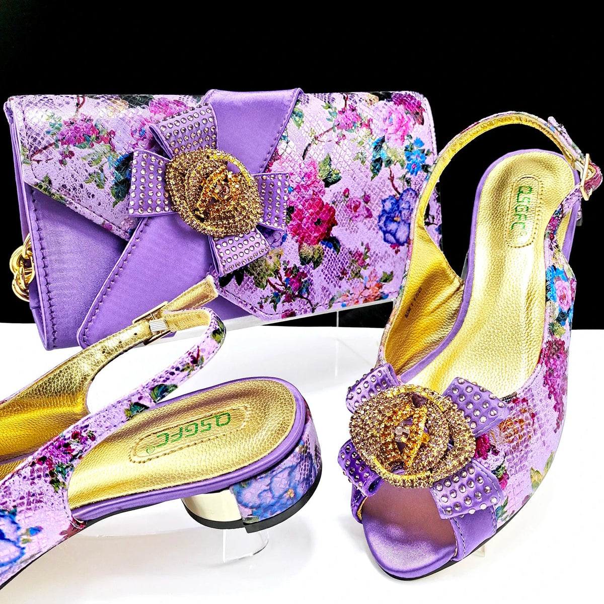 EdleessFashion Italian Shoes With Matching Bags HQS1-4 β product view 4
