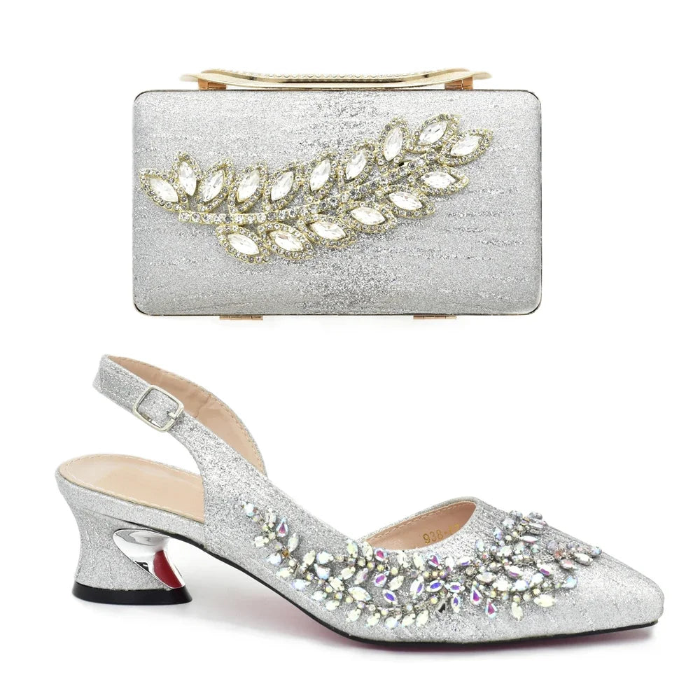 Latest Italian Shoe and Bag Set GBH56 – product view 2