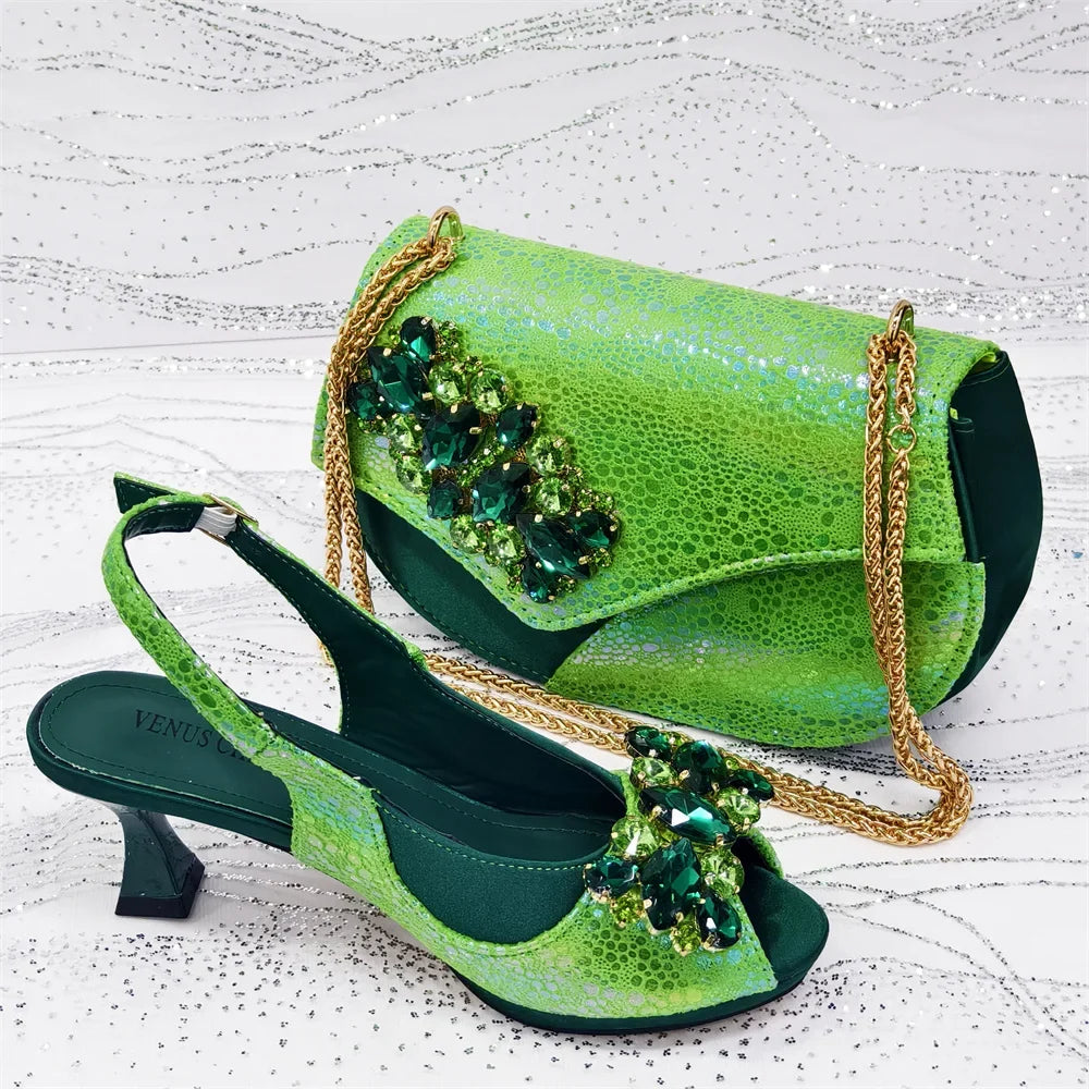 EdleessFashion Italian Shoes And Bag Sets HV1-1 – product view 2