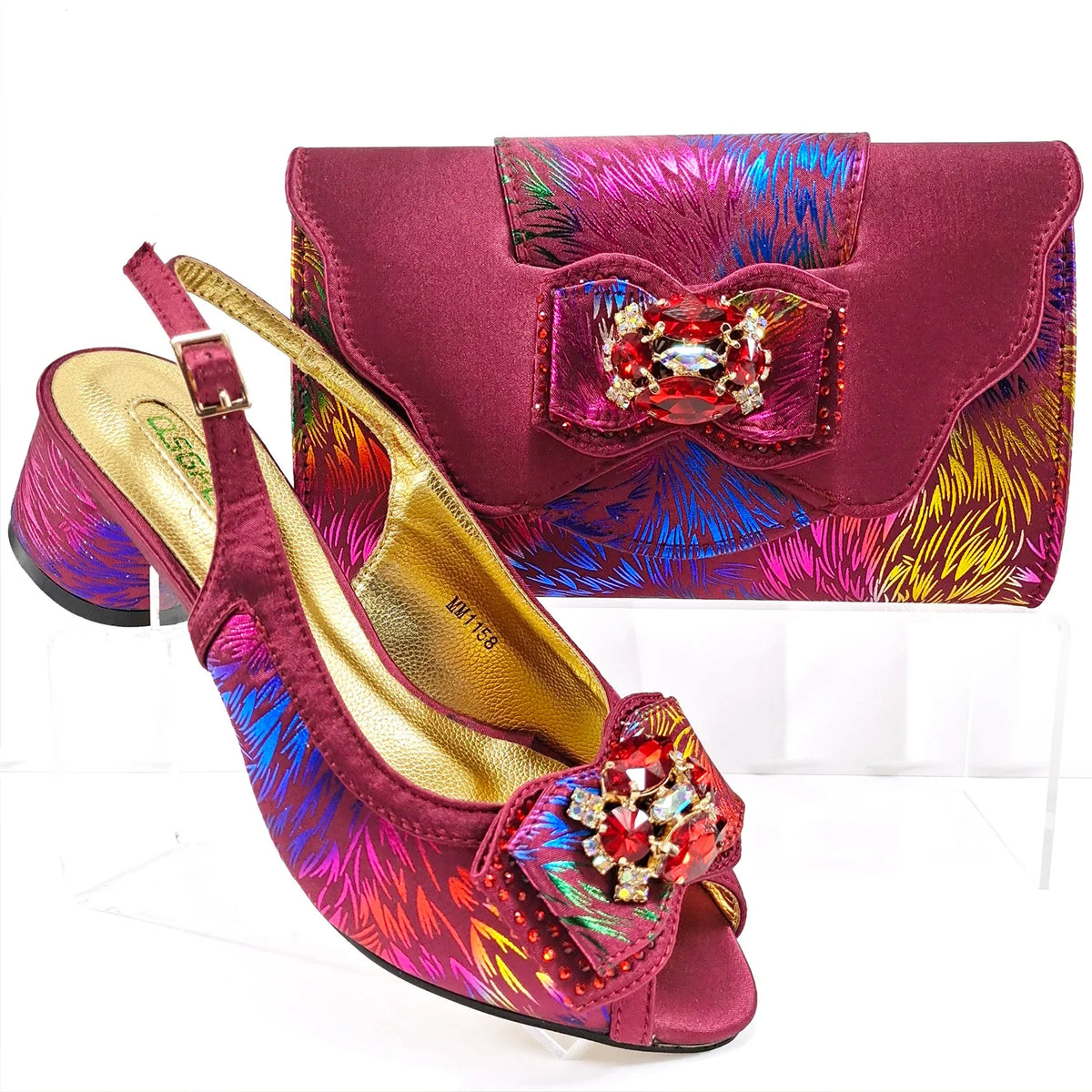 Italian Matching Shoe and Bag Set HKK1-10 – product view 7