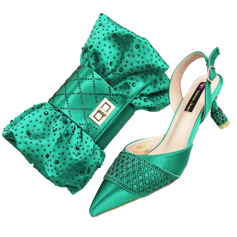 Latest Women Italian Shoes and Matching Bags TE342 – product view 10