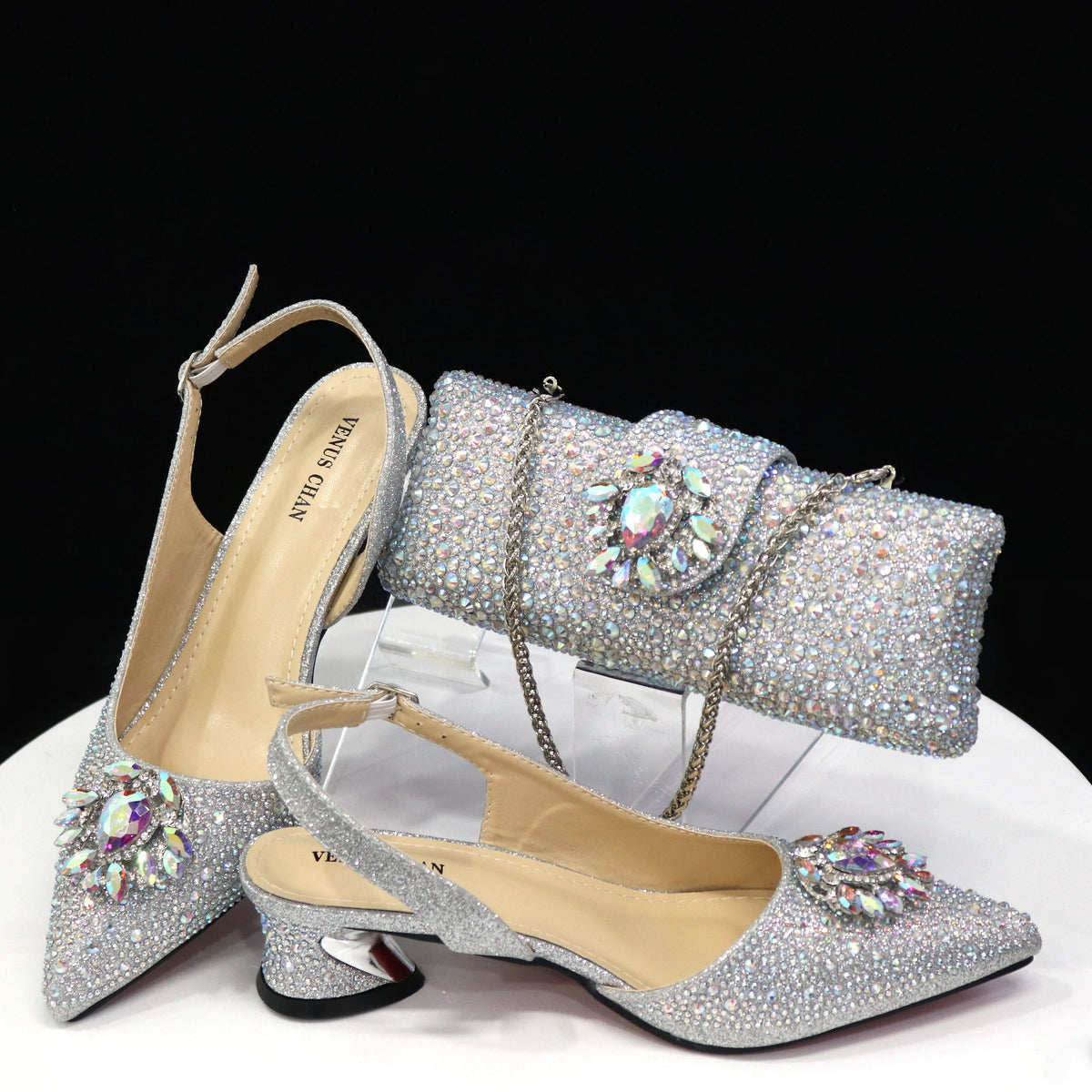 EdleessFashion Ladies Shoes and Bags To Match Set ED1291 β product view 2