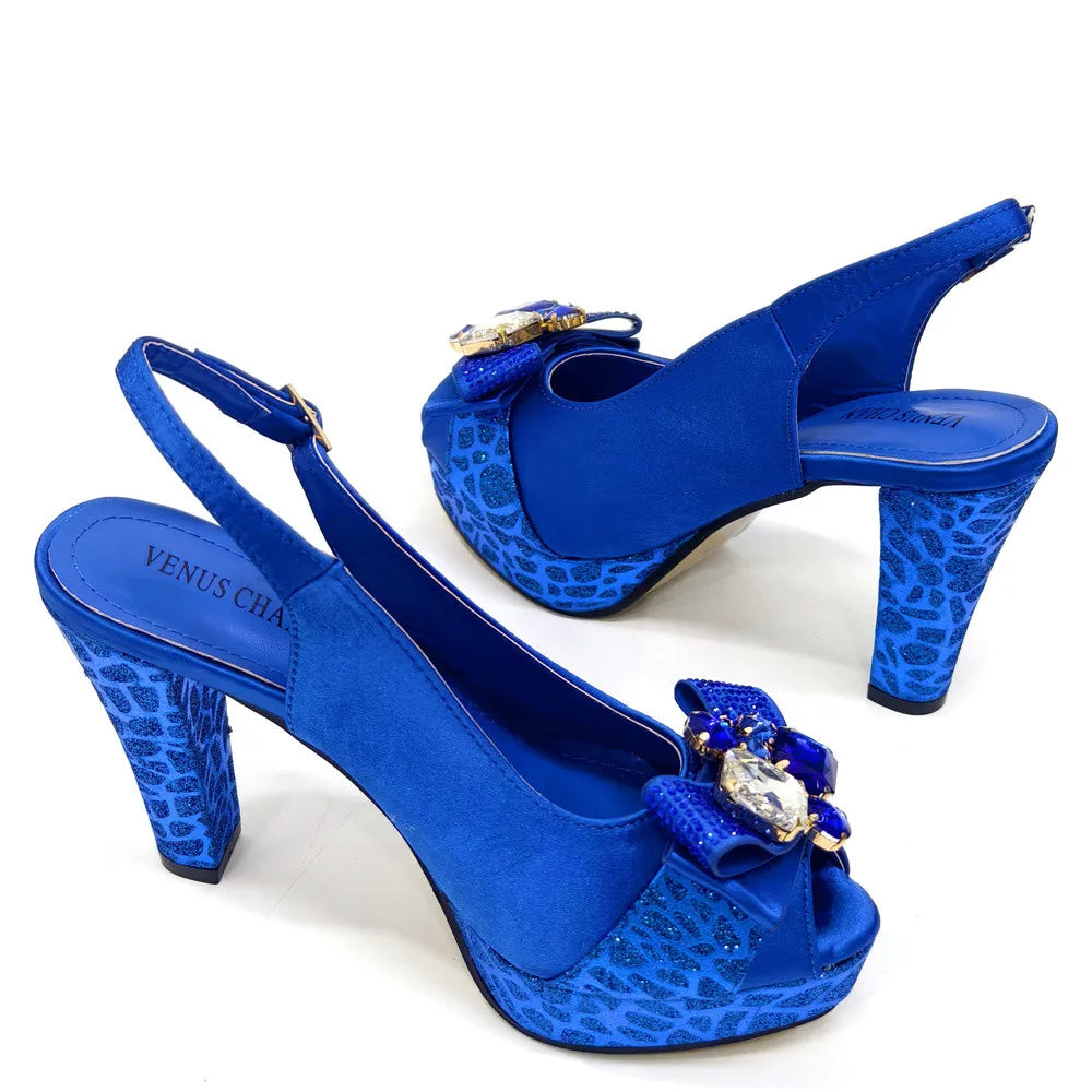 New Fashion Evening Shoes and Bag Set HTY543 – product view 5
