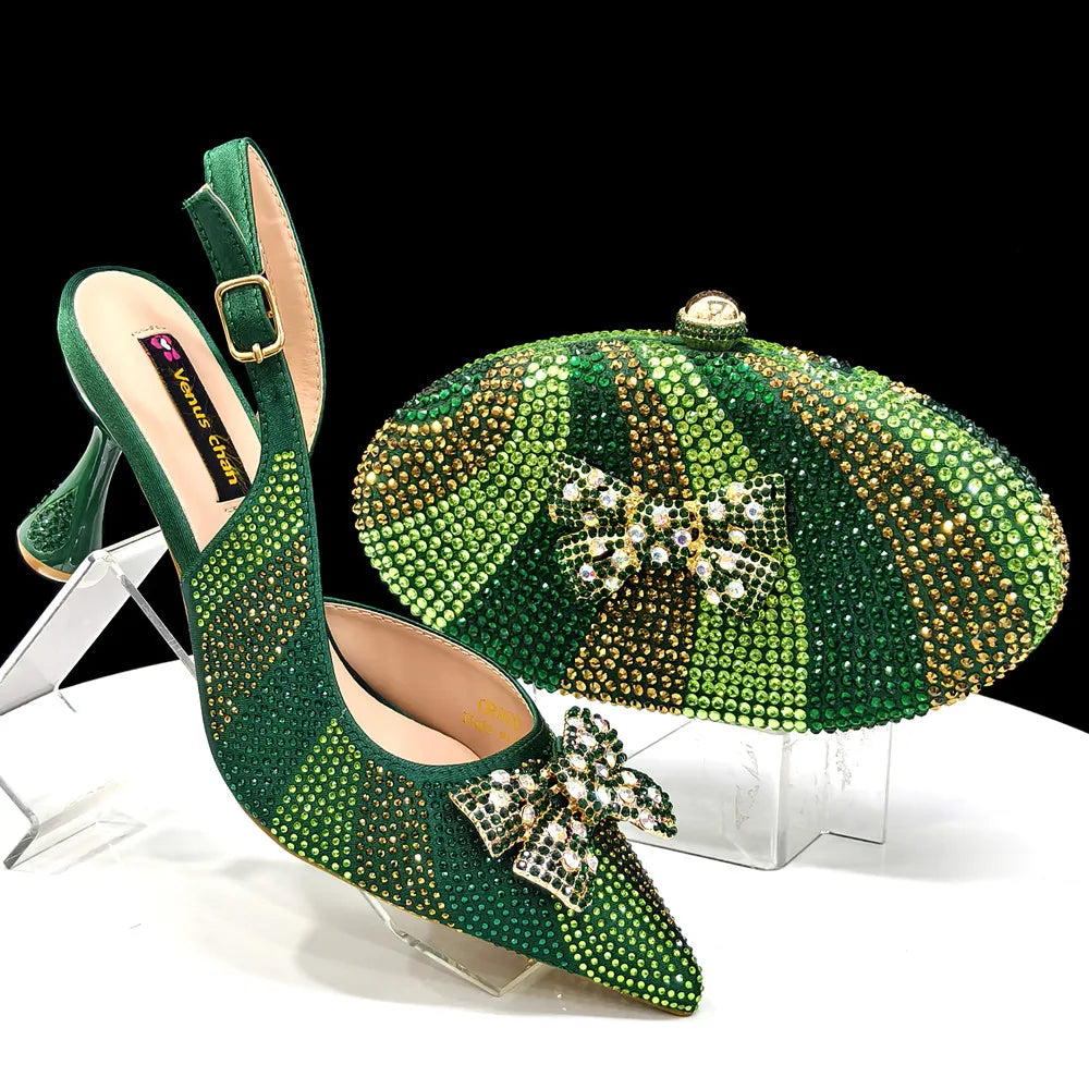 Italian Shoes And Bag Sets For Evening Party Ho1-1 – product view 5
