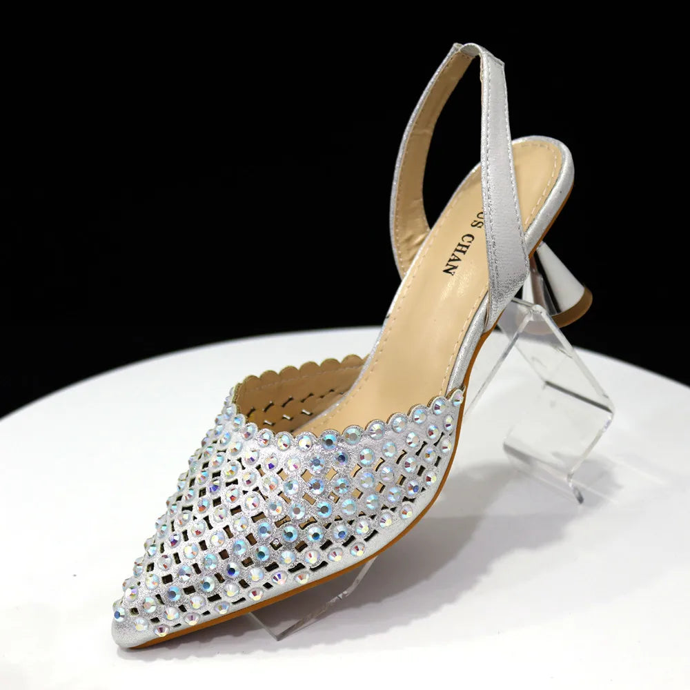 New Diamond Design Shoe and Bag Set ED221 – product view 12