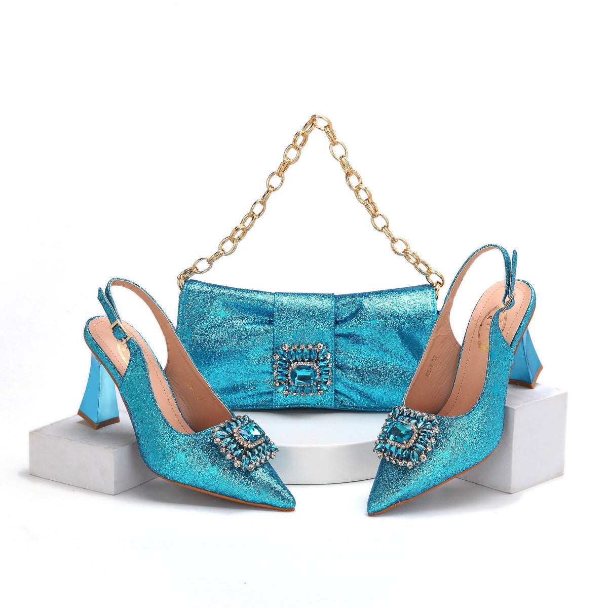 Lastest Italian Ladies Shoes with Matching Bag Set EDHMA1-14