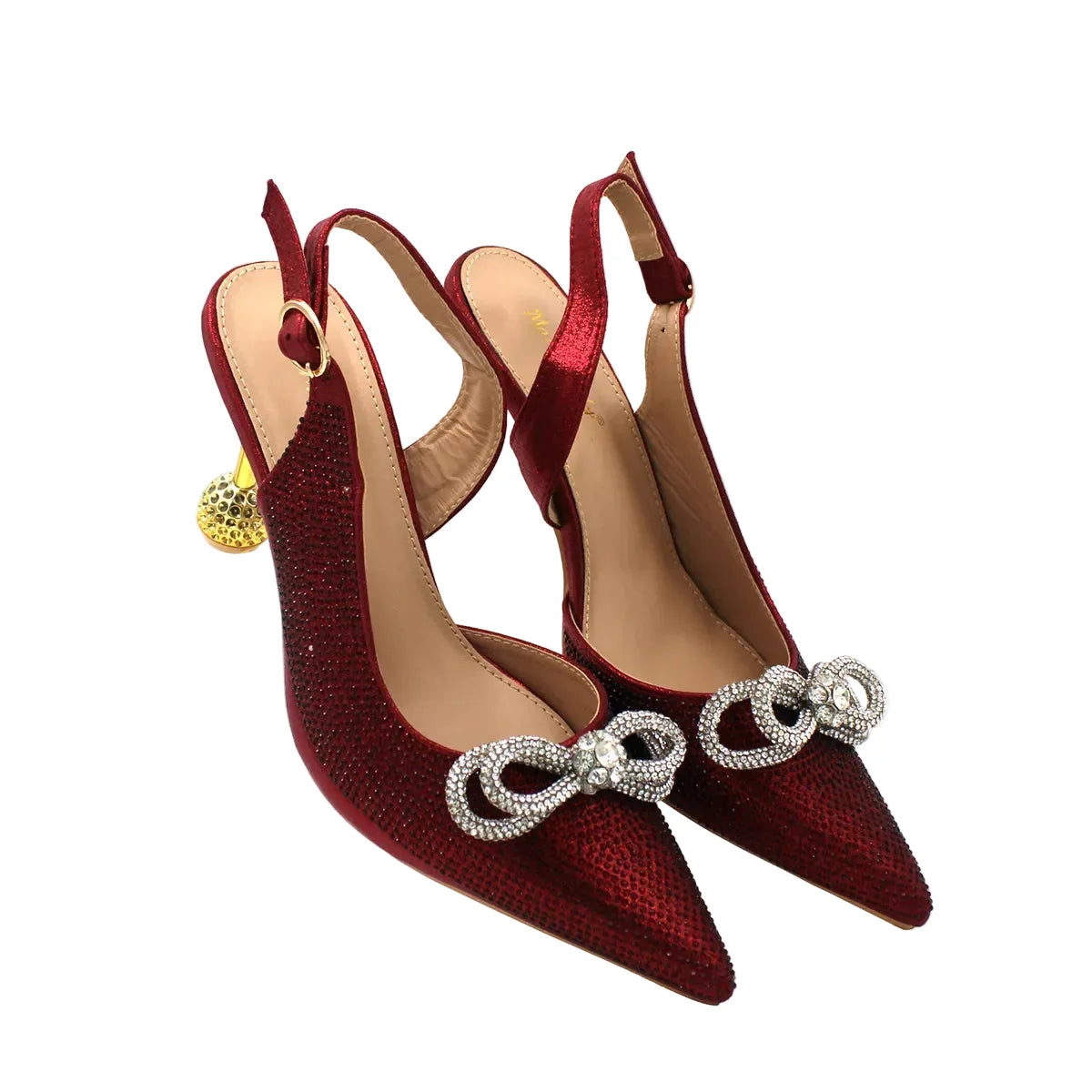 High-Quality Ladies Sandal Shoes Matching Bag Set EDR321 – product view 4