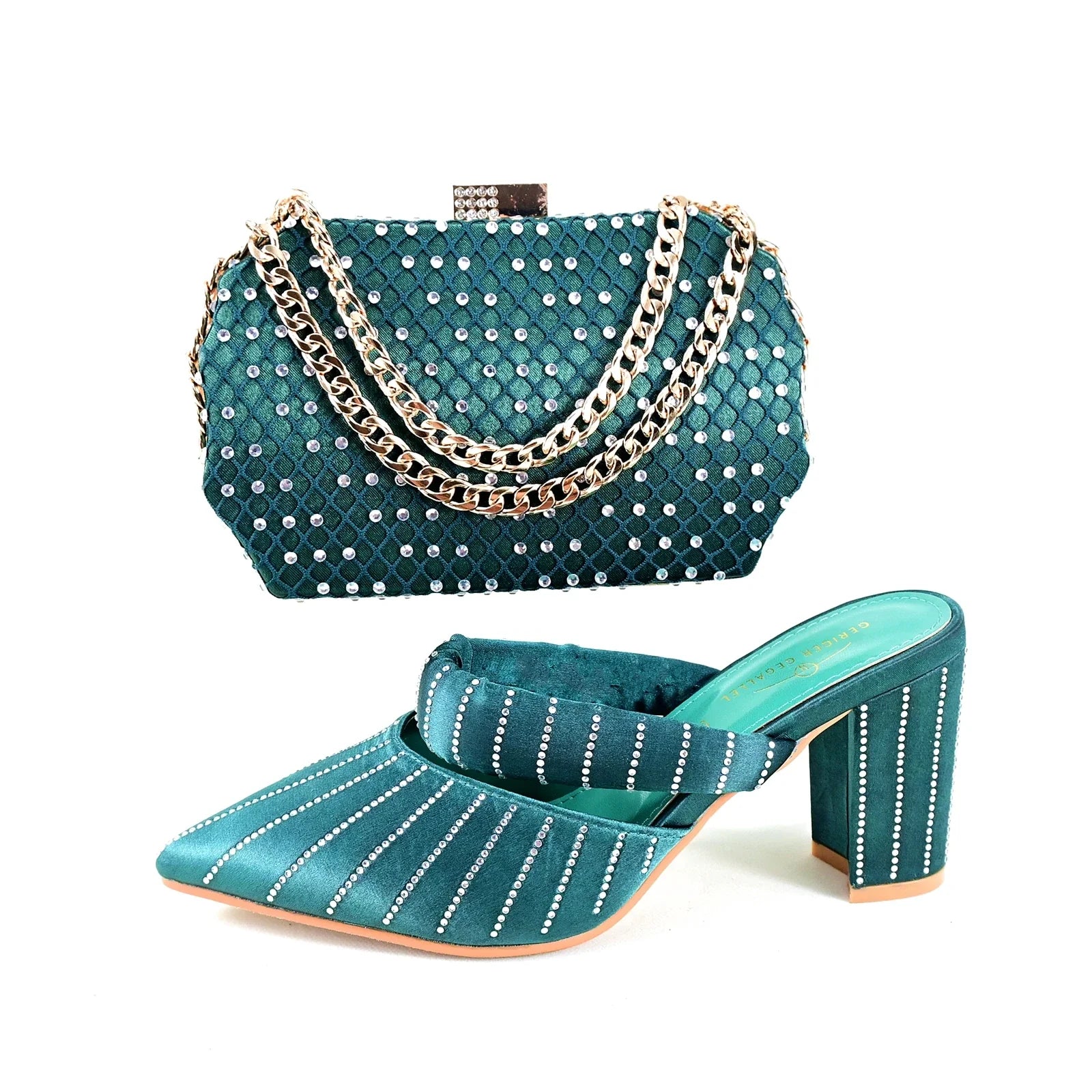 Ladies Shoes Matching Bag Set TR1-2