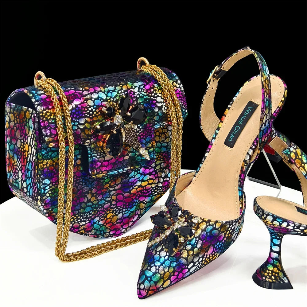 EdleessFashion New Arrival Shoes and Bag Set EDHDF1-12 β product view 3