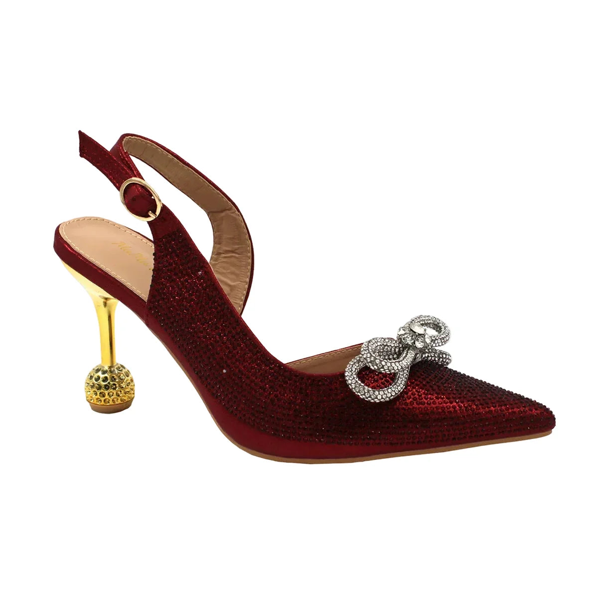 High-Quality Ladies Sandal Shoes Matching Bag Set EDR321 – product view 5