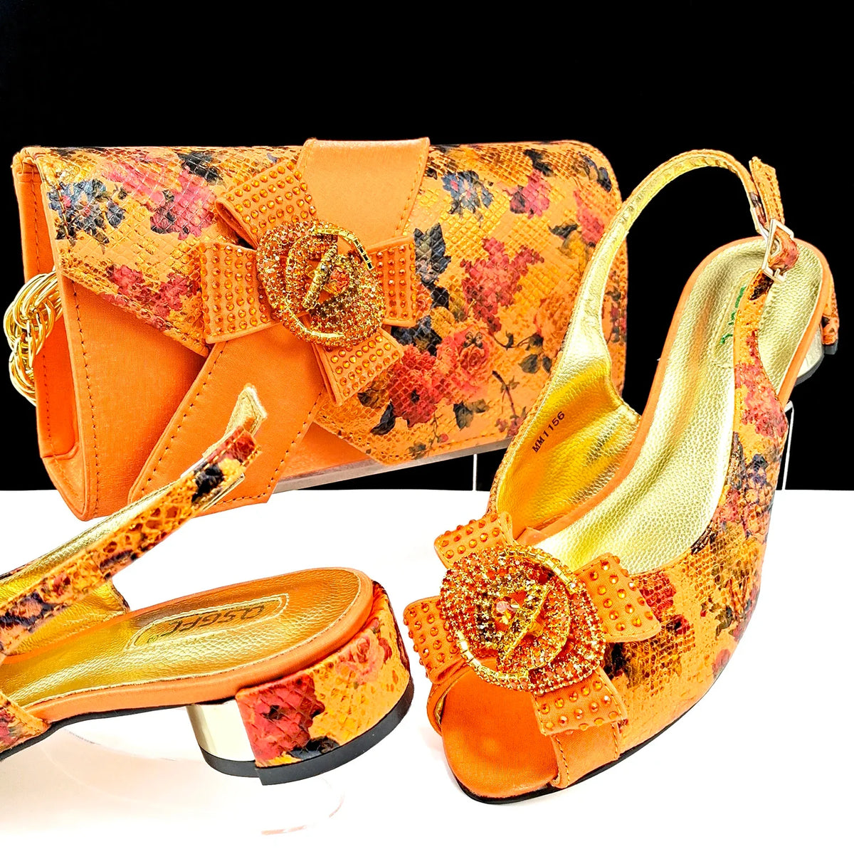 EdleessFashion Italian Shoes With Matching Bags HQS1-4 β product view 1