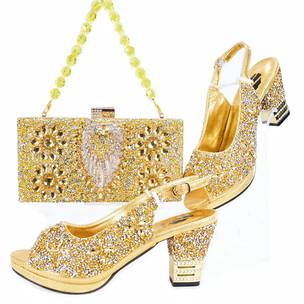 EdleessFashion Italian Shoes And Bag Sets HJK1-26 – product view 2