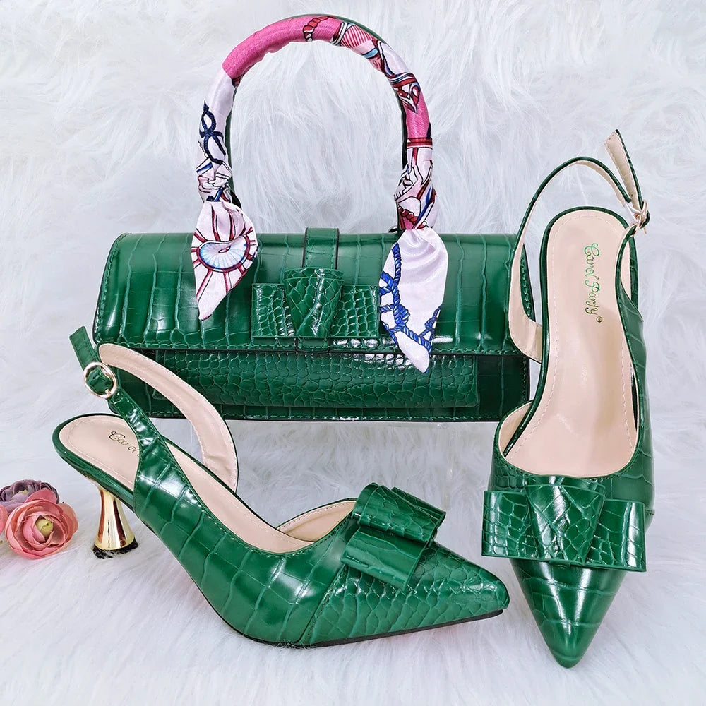 New Matching Women Shoe and Bag Set HFG1-17