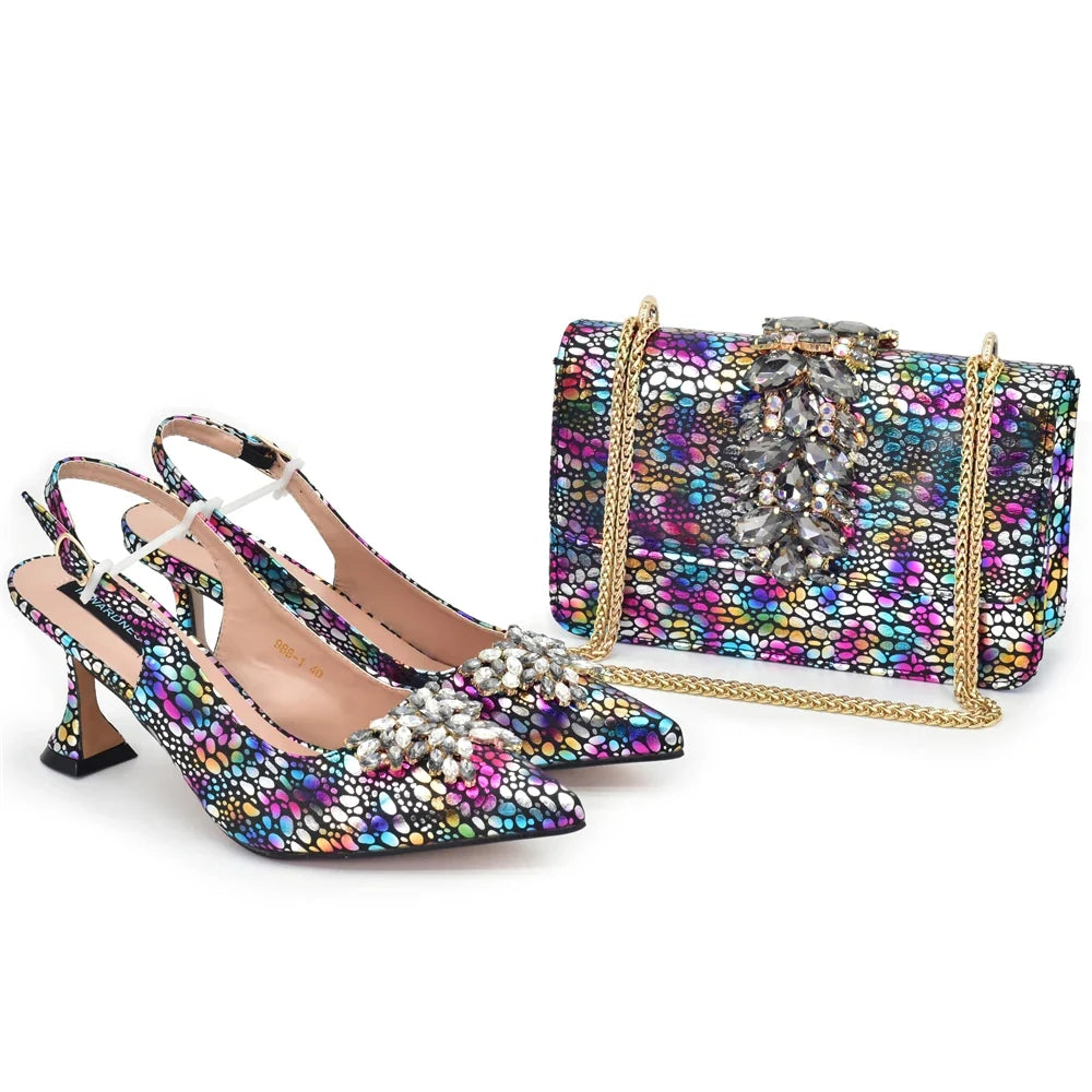 Italian Shoes And Bag Sets EDB1-1