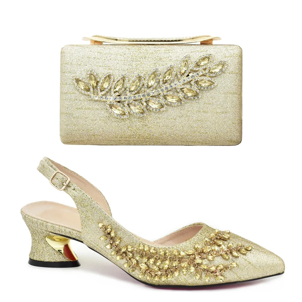 Latest Italian Shoe and Bag Set GBH56 – product view 3