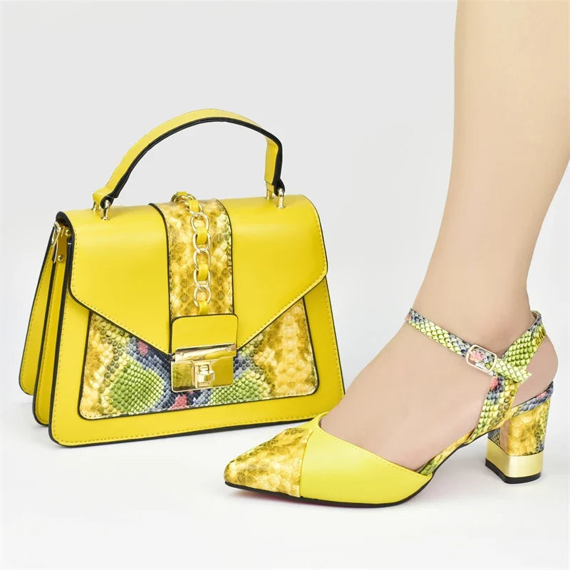 Italian Shoe With Matching Bags! HRG1-8 – product view 4