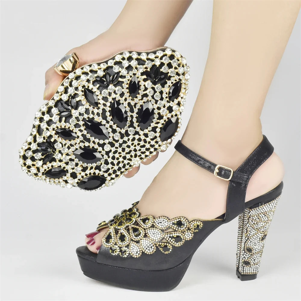 New Italian Party Shoes and Bag Set TYR56 – product view 2