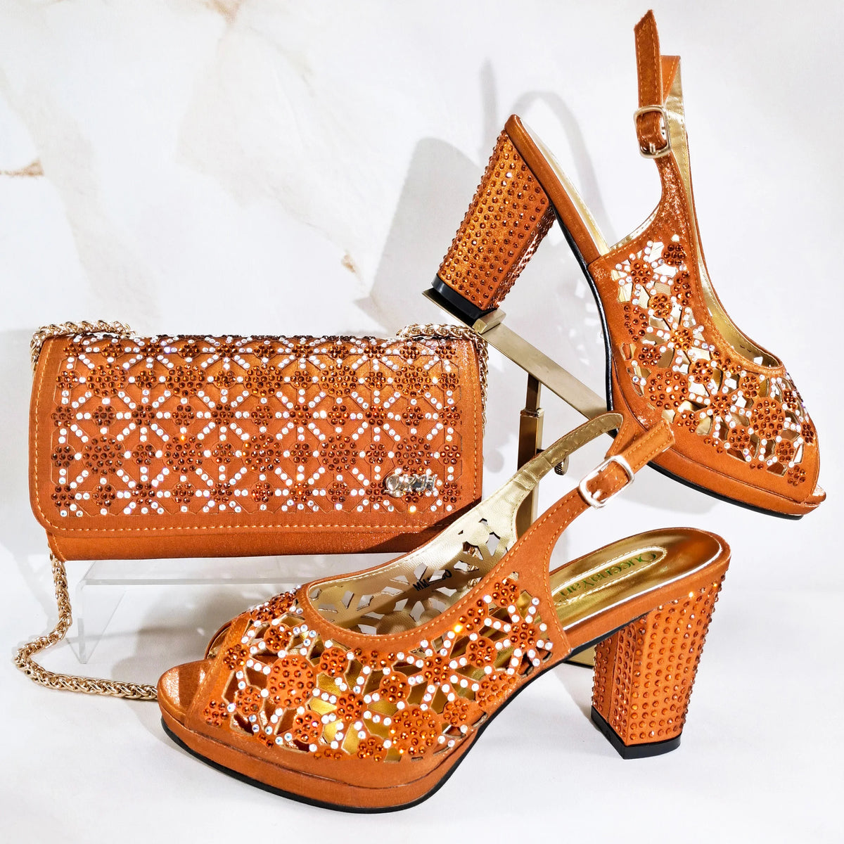 EdleessFashion Italian Shoes And Bag Sets HG1-1 – product view 6