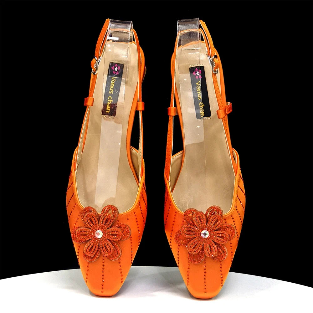 Italian Fashion Women's Elegant Heels & Clutch Bag Set EDS317 – product view 3