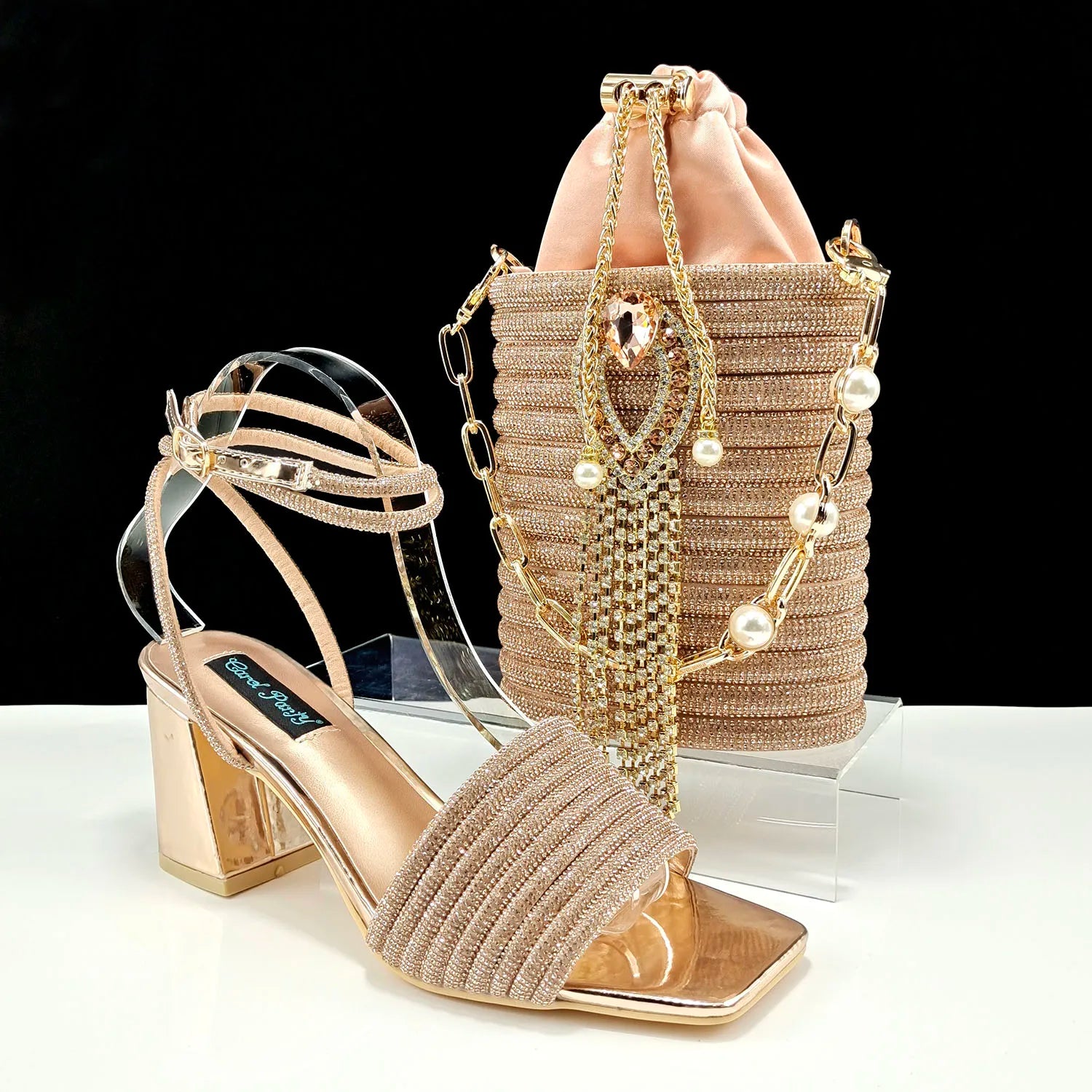 Lastest Ladies Shoes with Matching Bag Set HJJ1-23