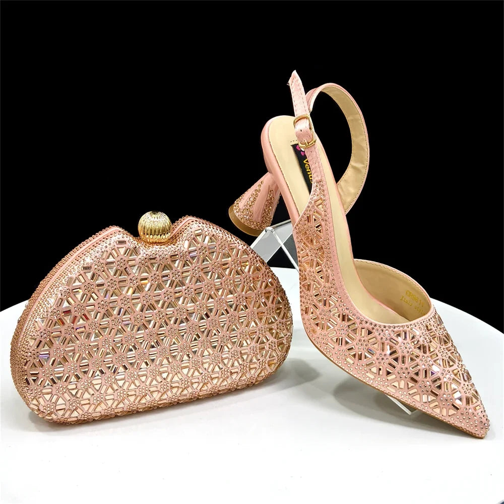 Elegant Italian Design Women's Shoes and Bag Set EDS45 β product view 4