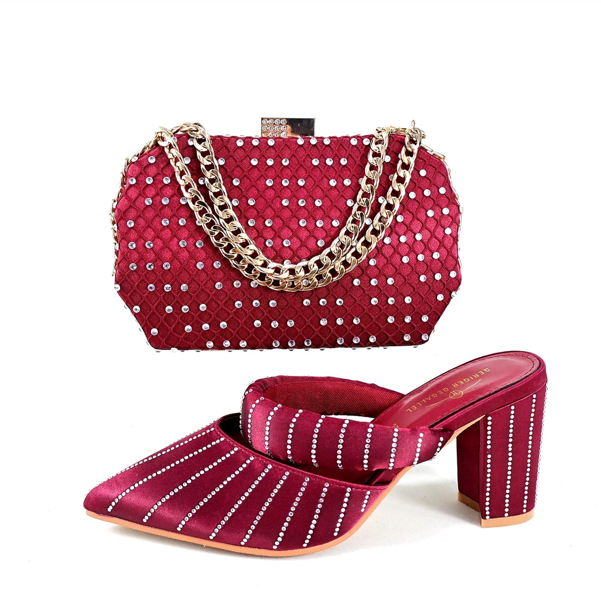 Ladies Shoes Matching Bag Set TR1-1