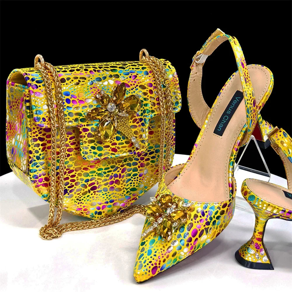 EdleessFashion New Arrival Shoes and Bag Set EDHDF1-12 β product view 6