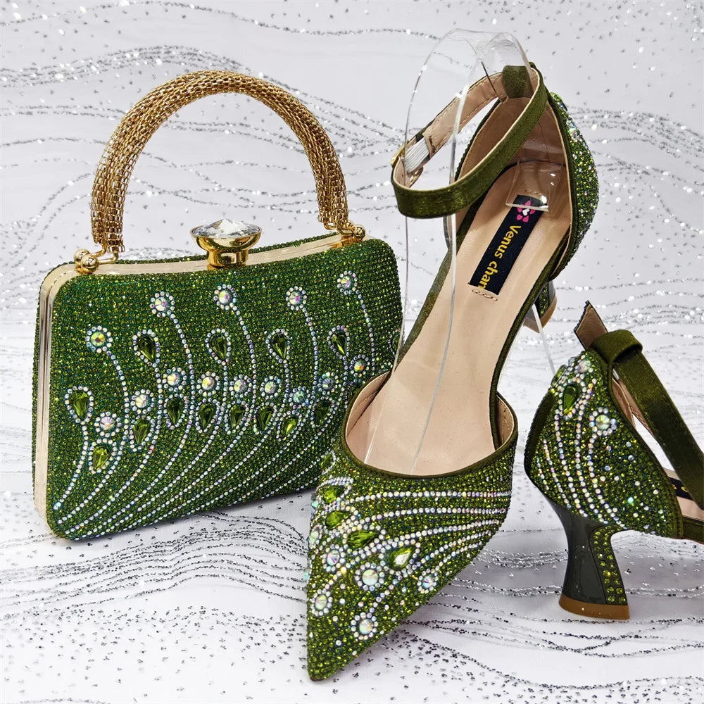 EdleessFashion Italian Shoes And Bag Sets HZ1-1 – product view 2