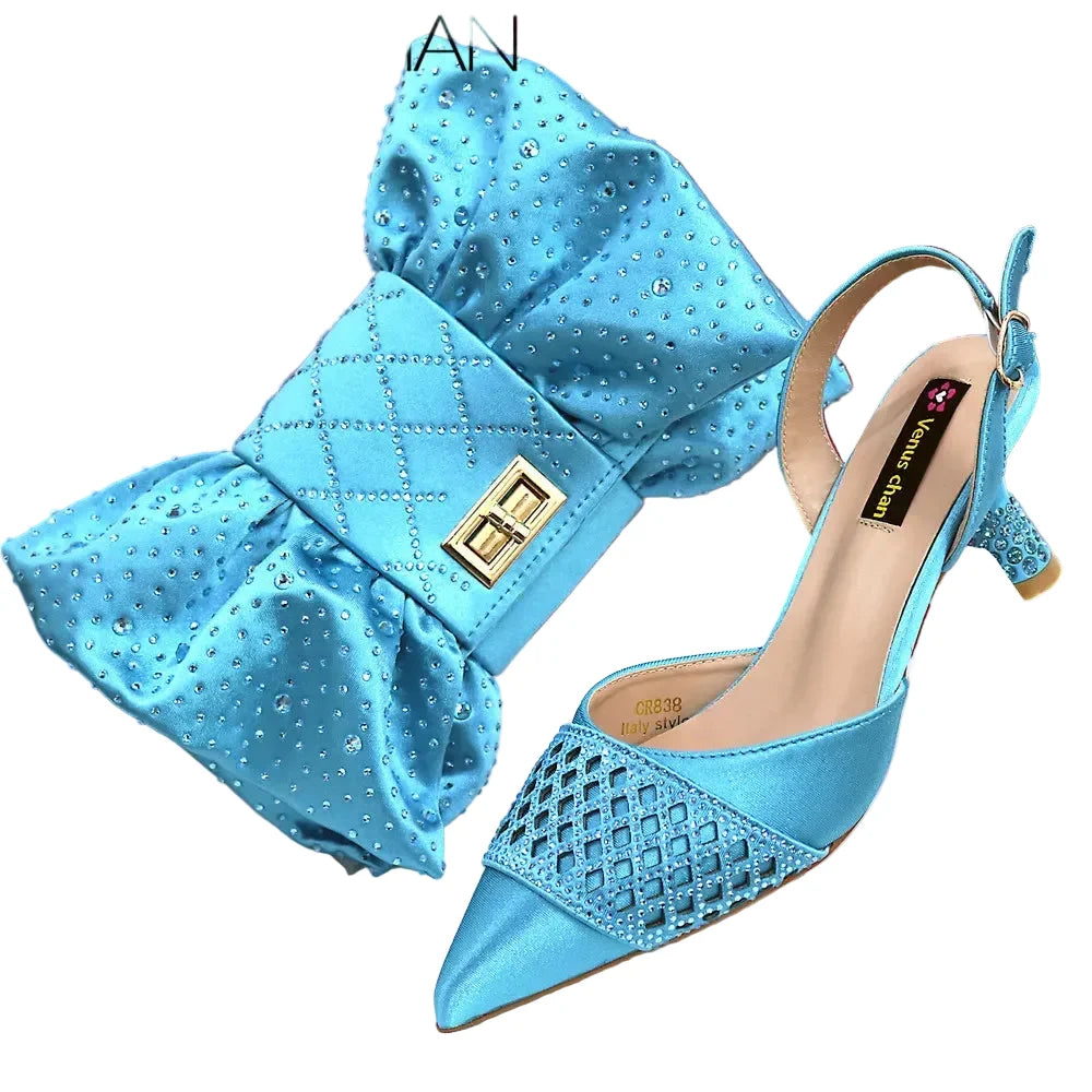 Latest Women Italian Shoes and Matching Bags TE342 – product view 2