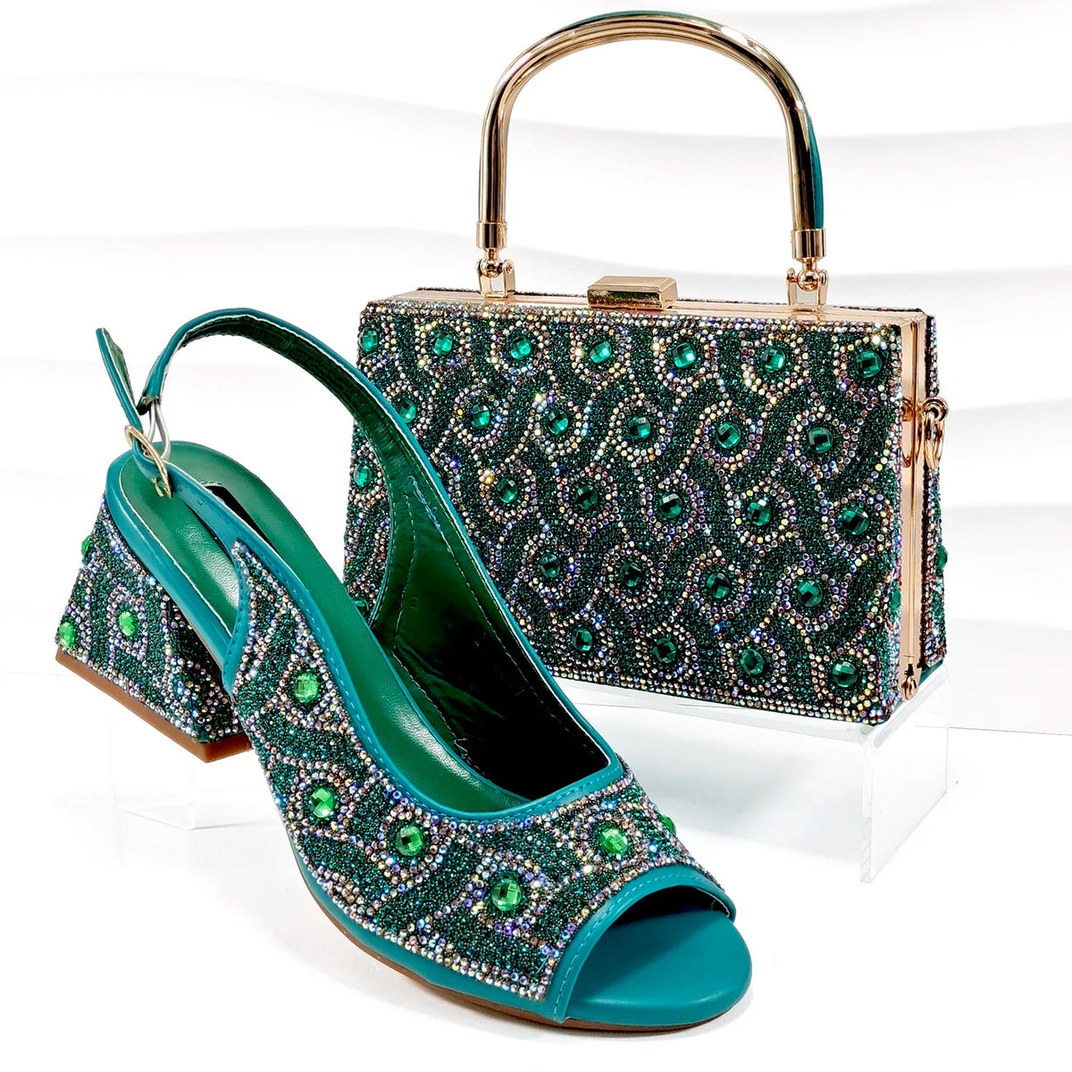 Italian Shoe and Bag Set New HMPE1-24