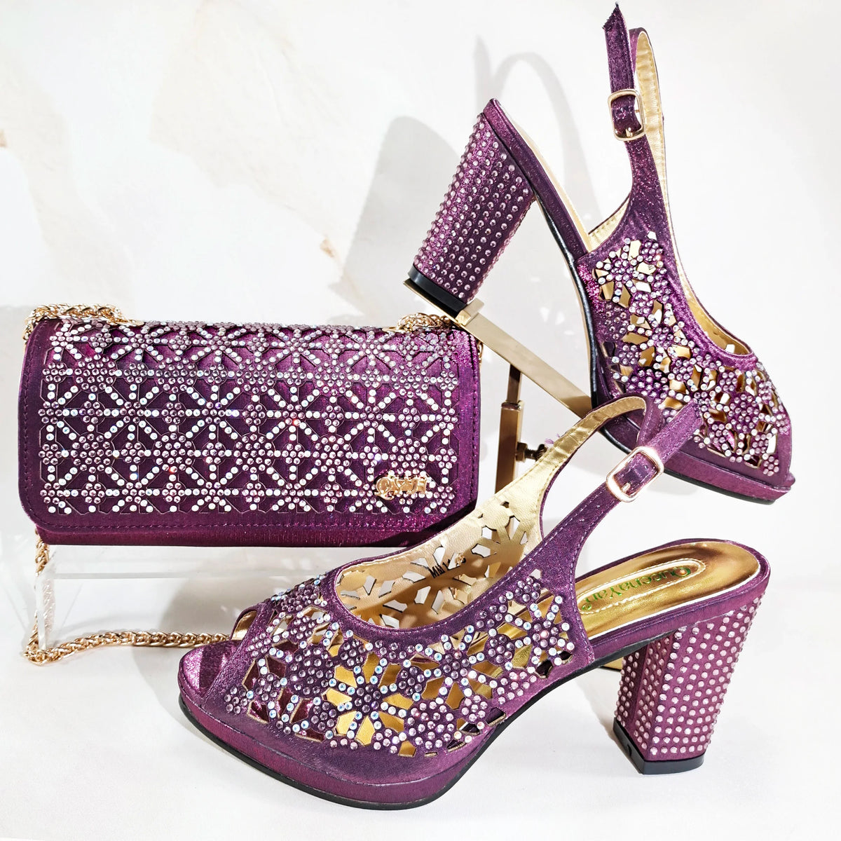 EdleessFashion Italian Shoes And Bag Sets HG1-1 – product view 7