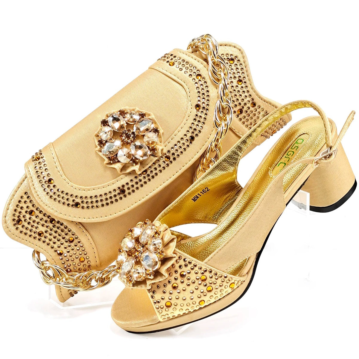 EdleessFashion Wedding Shoes and Bag Set HMP1-17 β product view 3