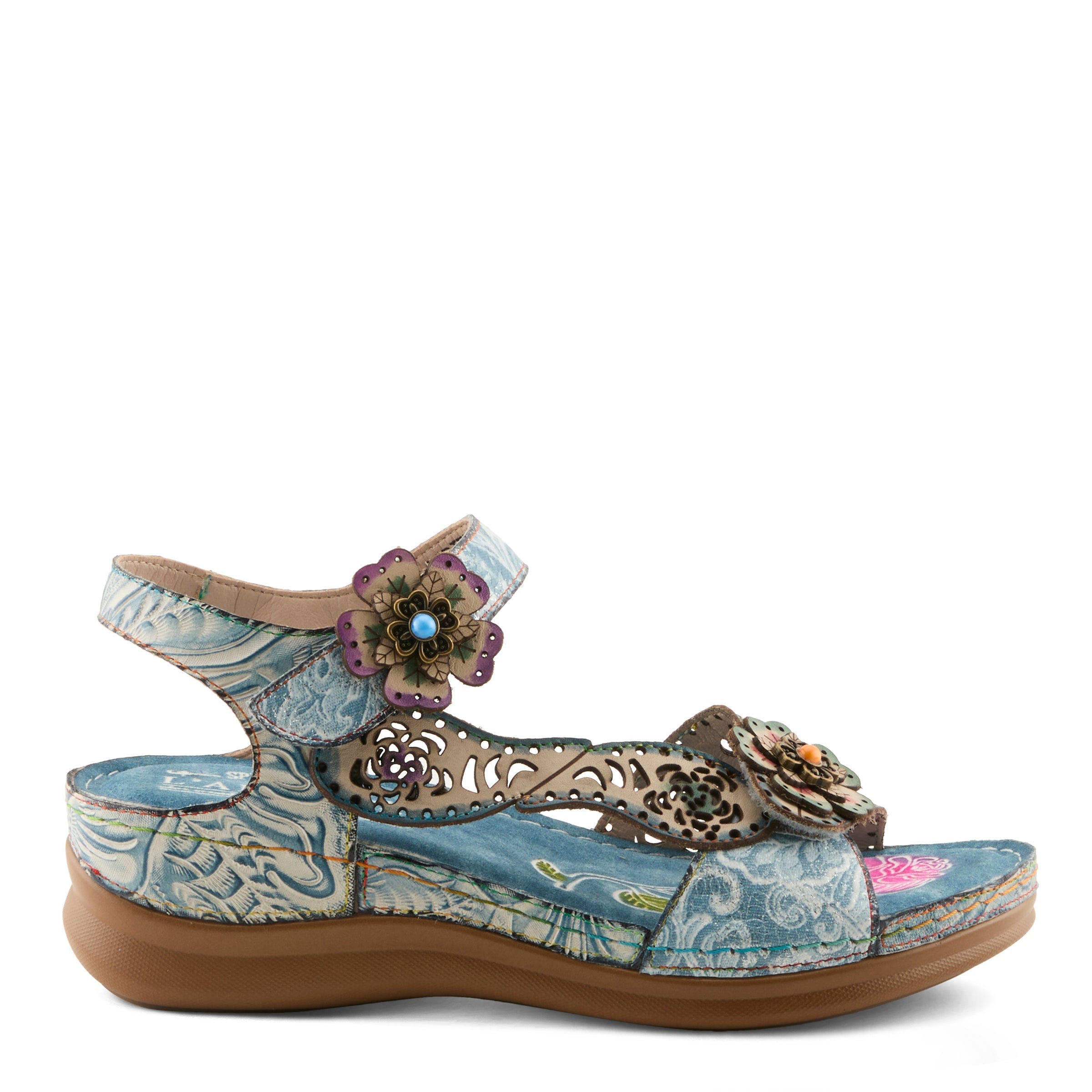 L'ARTISTE SCRIPT SANDALS