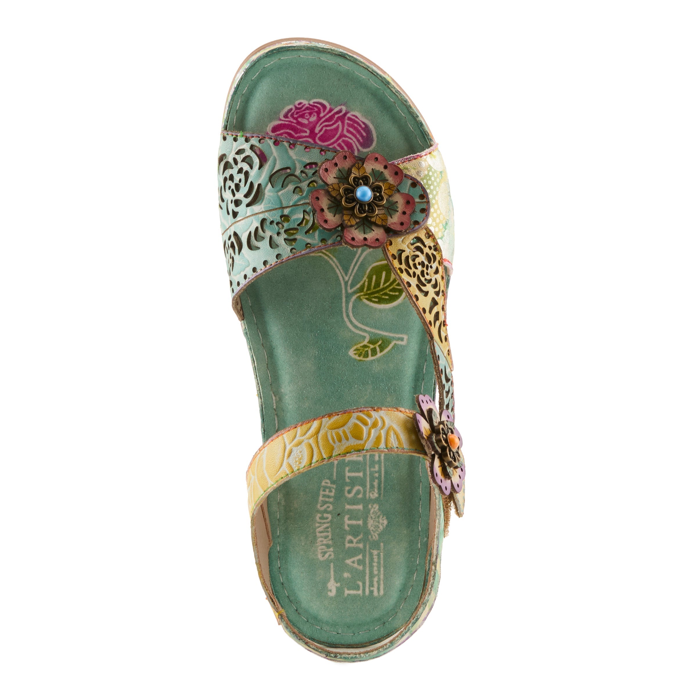 L'ARTISTE SCRIPT SANDALS