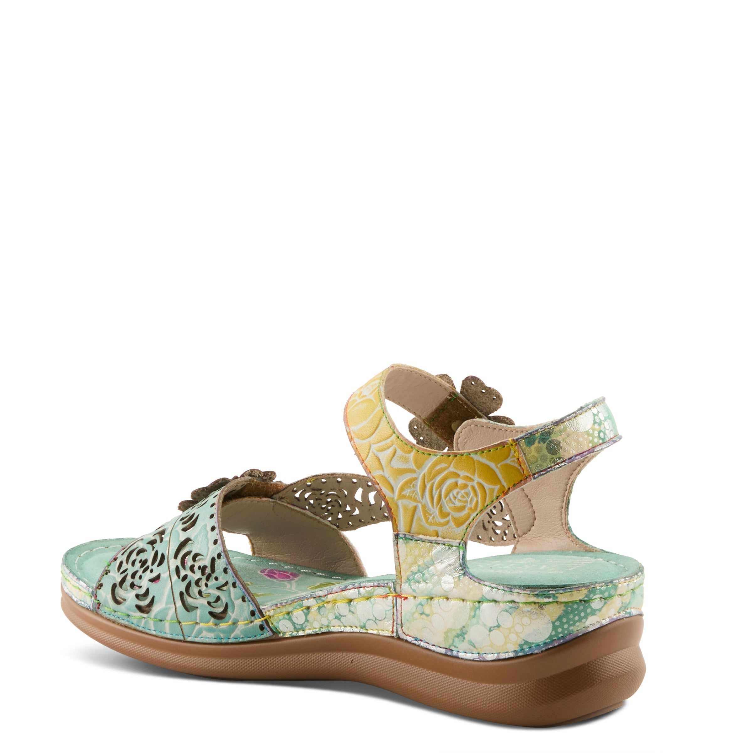 L'ARTISTE SCRIPT SANDALS