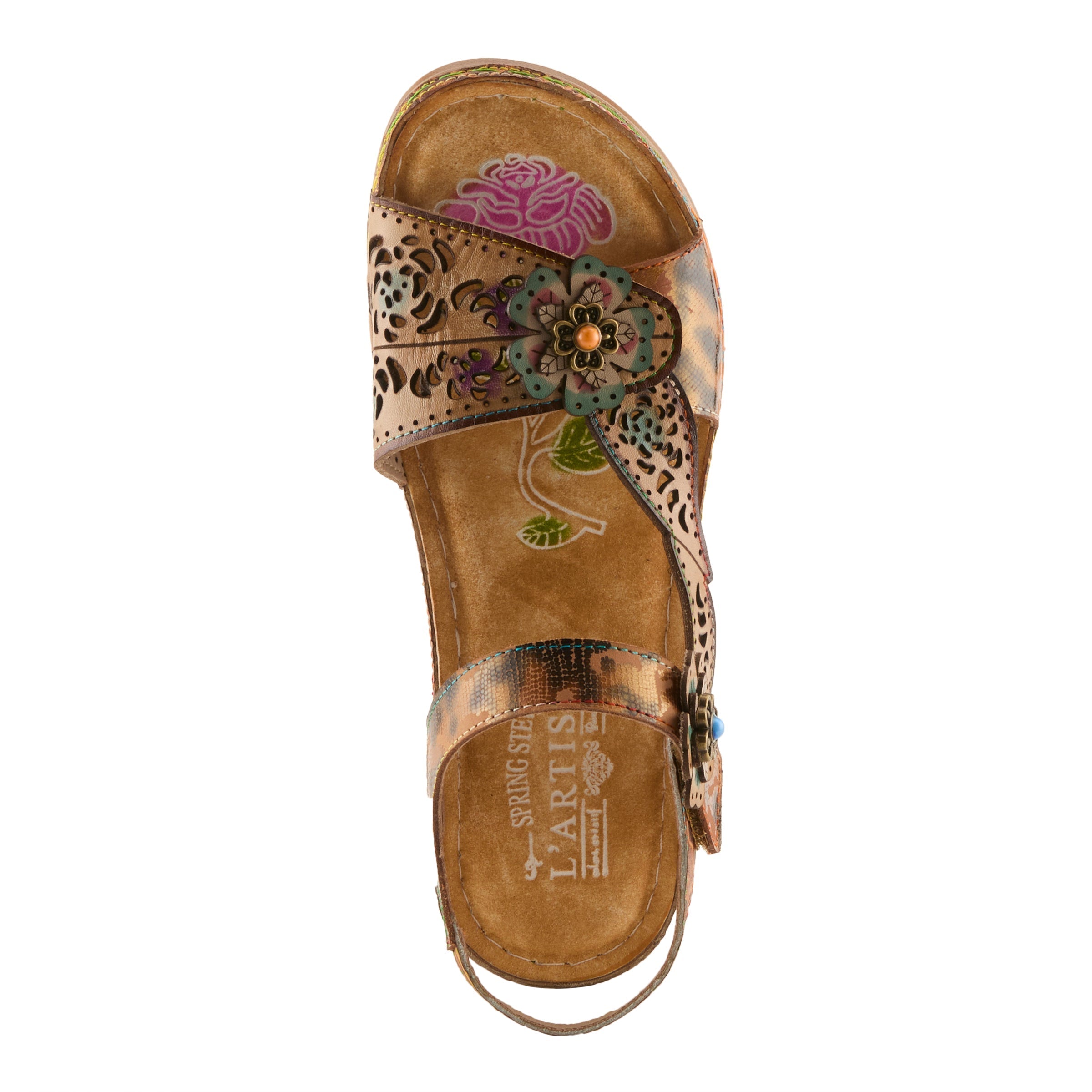 L'ARTISTE SCRIPT SANDALS